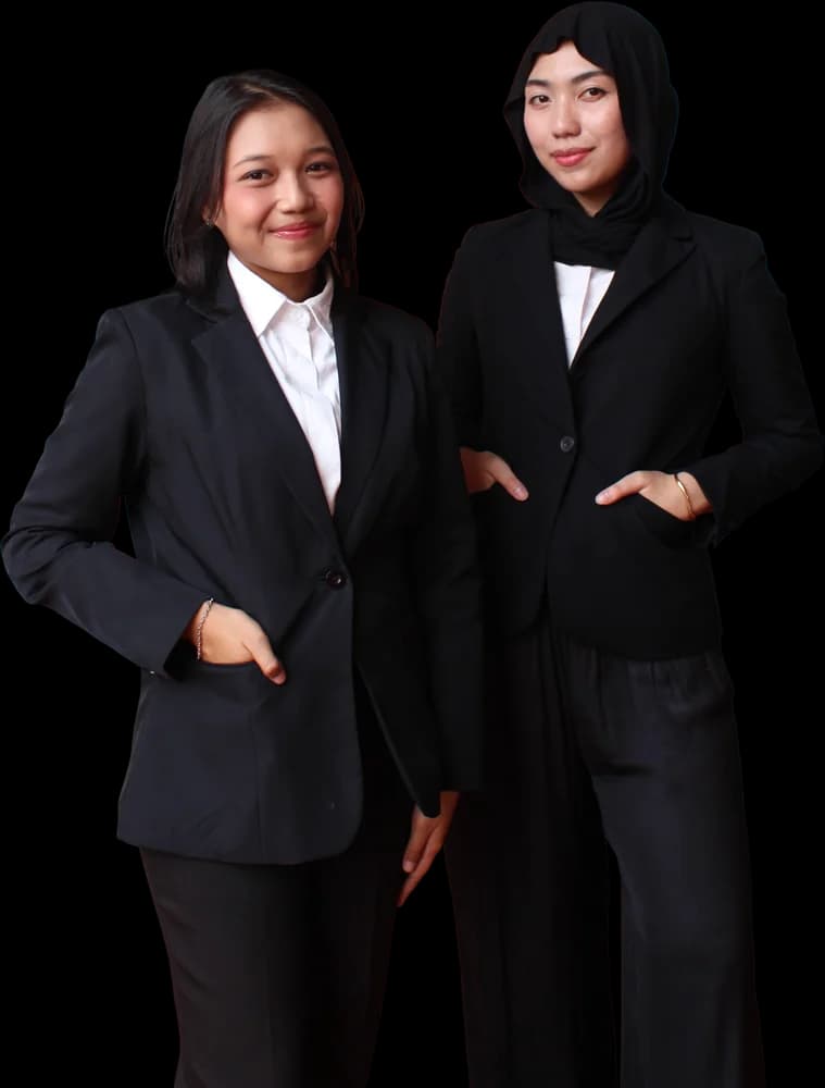 Foto Margareta Manika Budiantoro, S.H. dan Safina Anindyaswari Effendi, S.H.
